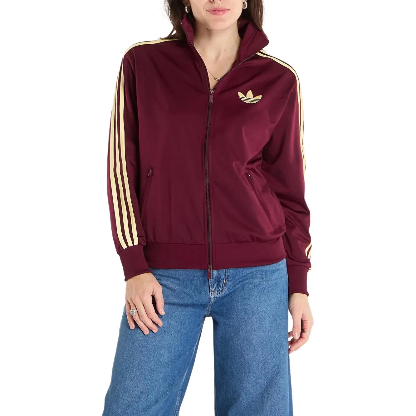 Куртка Firebird женская Adidas Originals, Chestnut/near Yellow