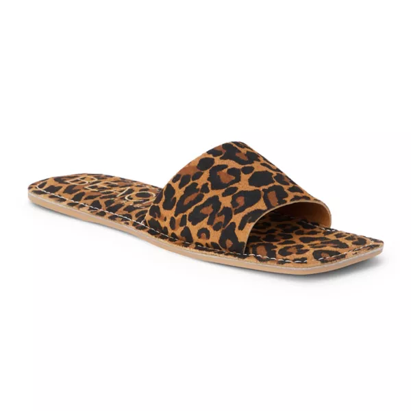 Босоножки Bali slide женские Beach By Matisse, цвет tan leopard