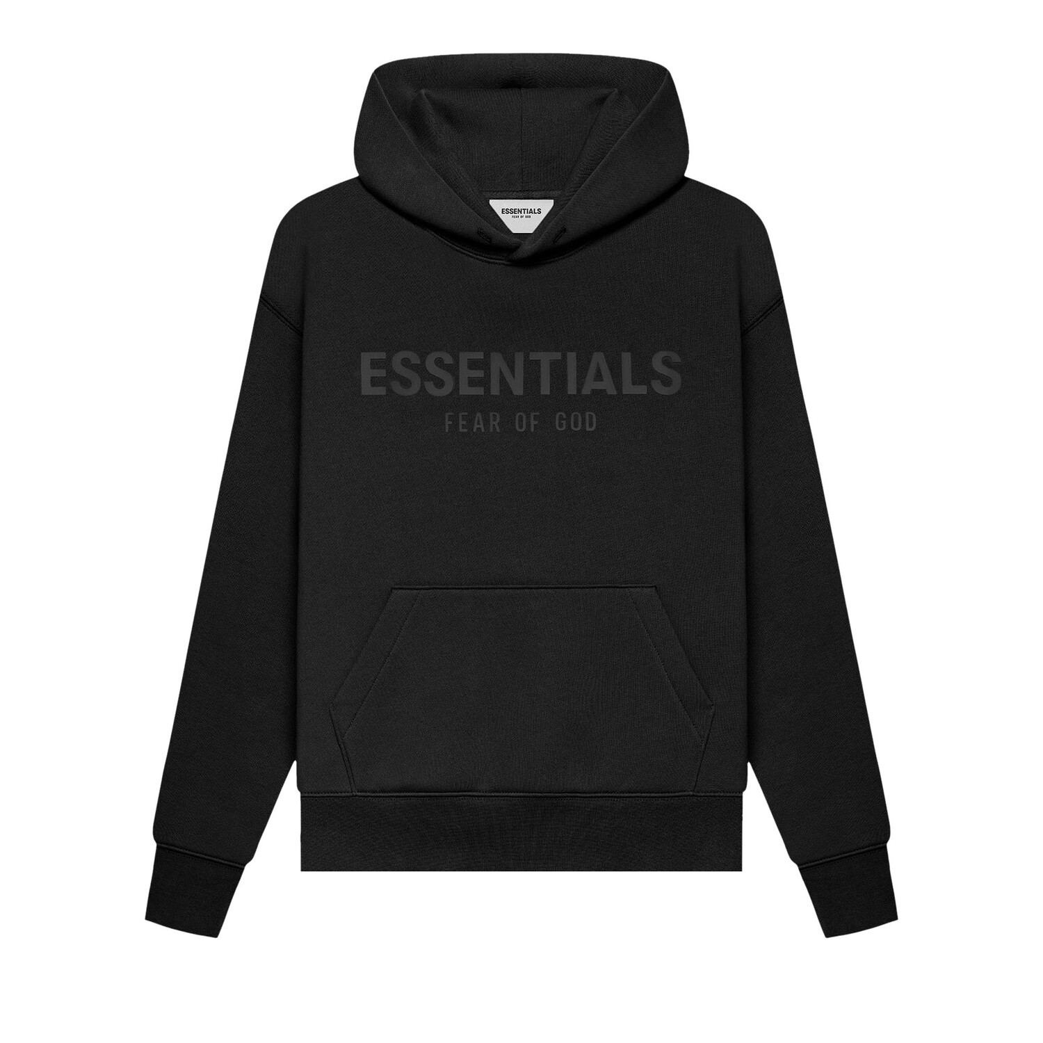 

Детский пуловер с капюшоном Fear of God Essentials, цвет Черный