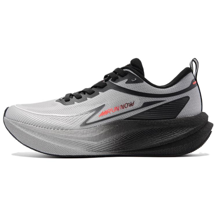 

QIAODAN Износостойкие, нескользящие, низкие, повседневные кроссовки для бега, мужские, серо-черные