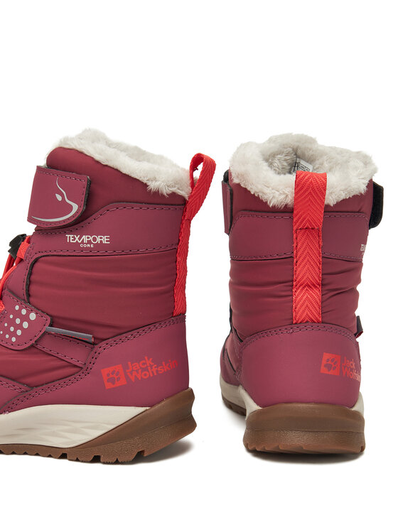 Сапоги для снега Polar Bear-g Texapore High Vc K Jack Wolfskin, розовый — фото 4