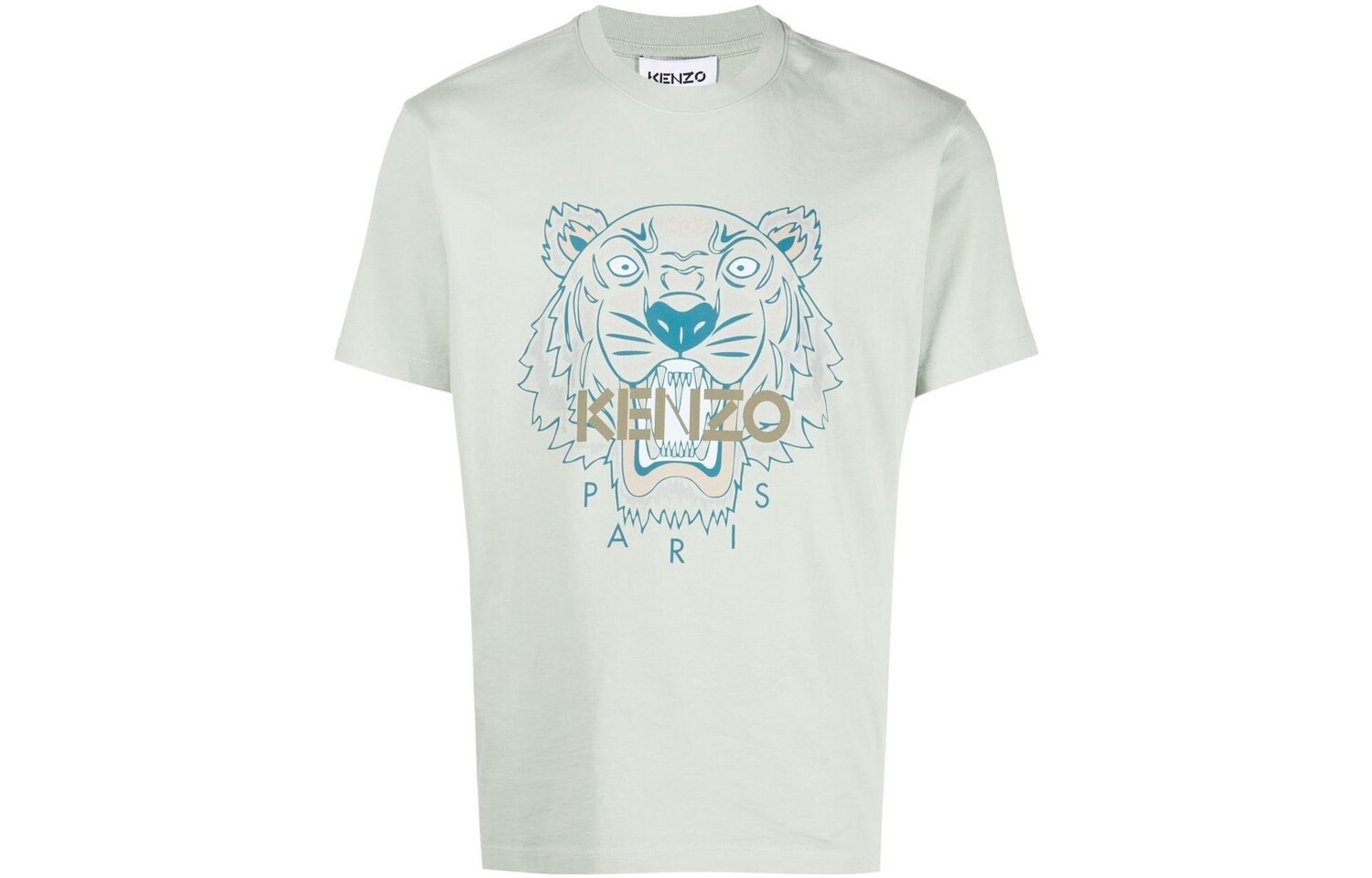 

Футболка Classic Tiger Head для мужчин, зеленая Kenzo, зеленый