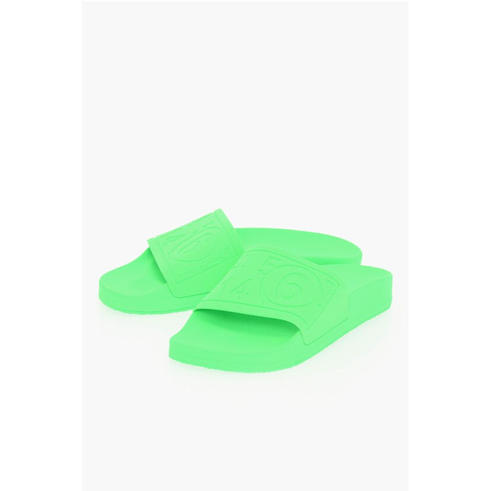 Слайды MM6 Fluo Effect Solid Color Maison Margiela, Green