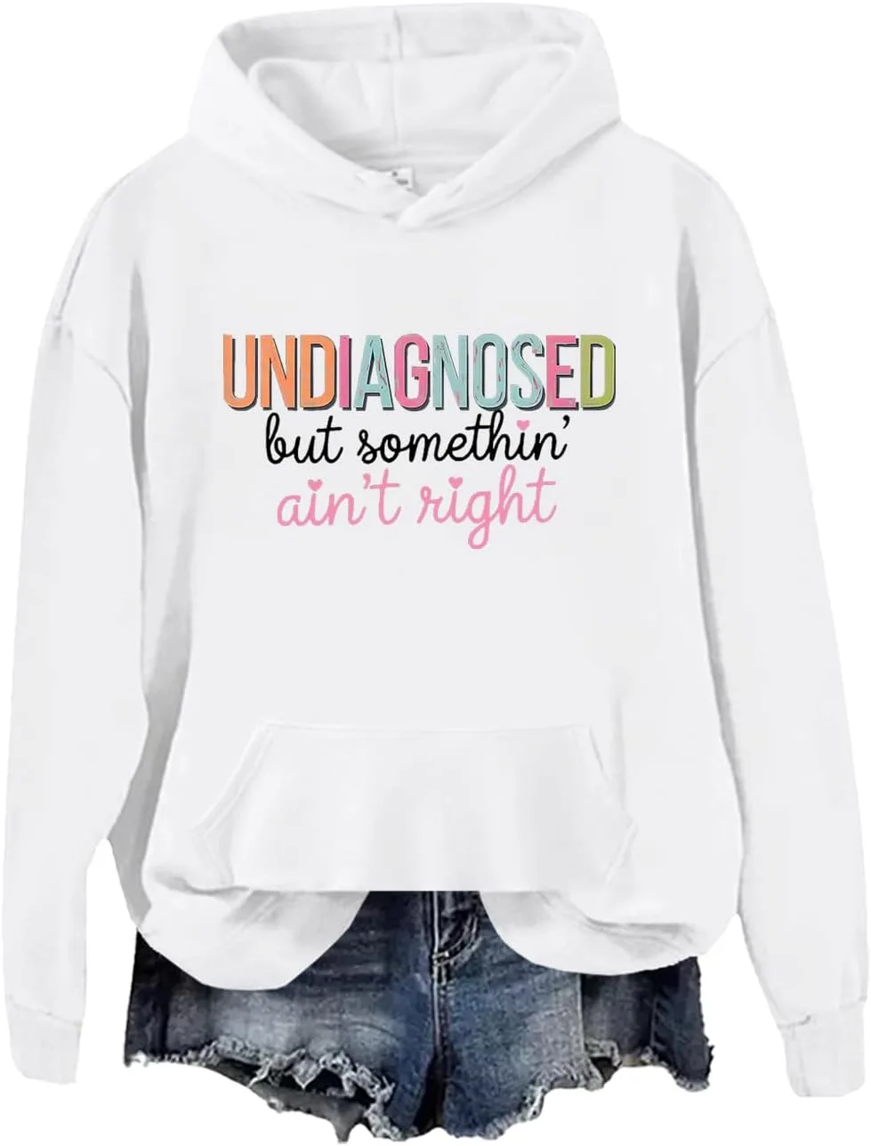 

Толстовка Undiagnosed But Something Ain't Right с длинным рукавом