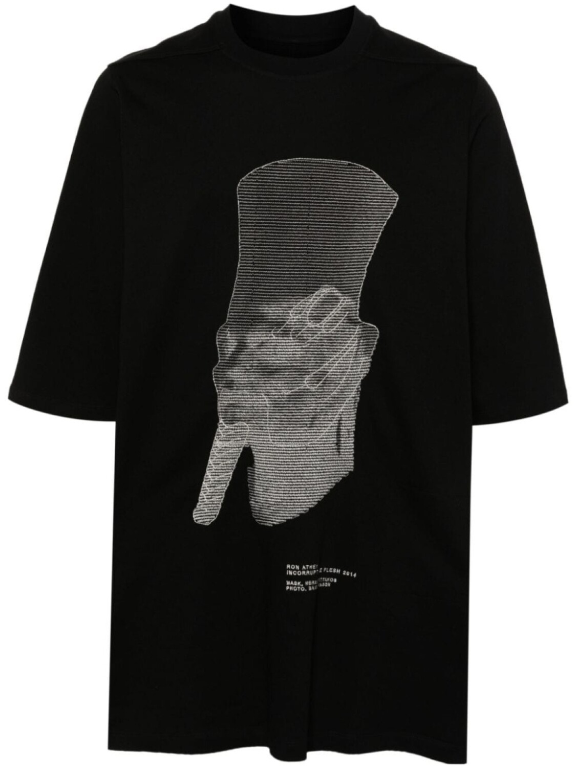 

Rick Owens футболка Ron Jumbo SS, черный