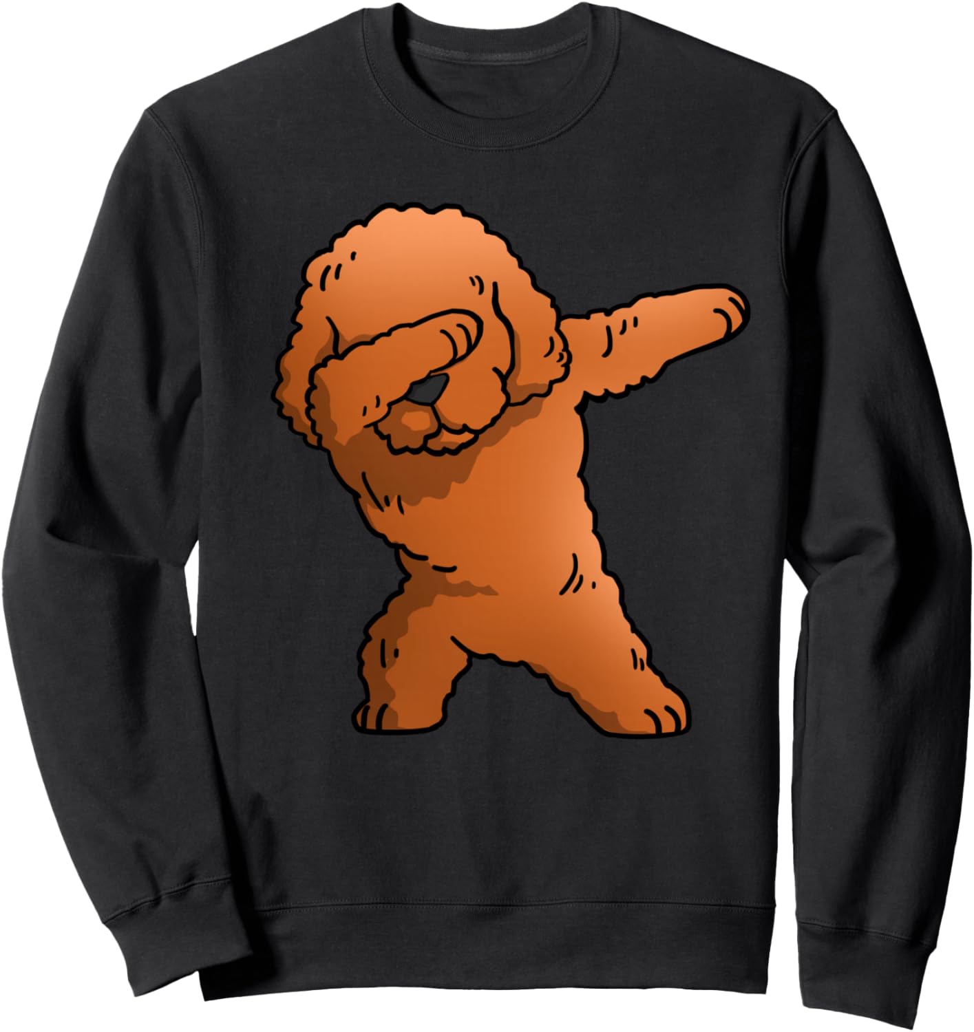 

Толстовка с изображением щенка той-пуделя Dove Dan Funny Poodle Gifts, черный