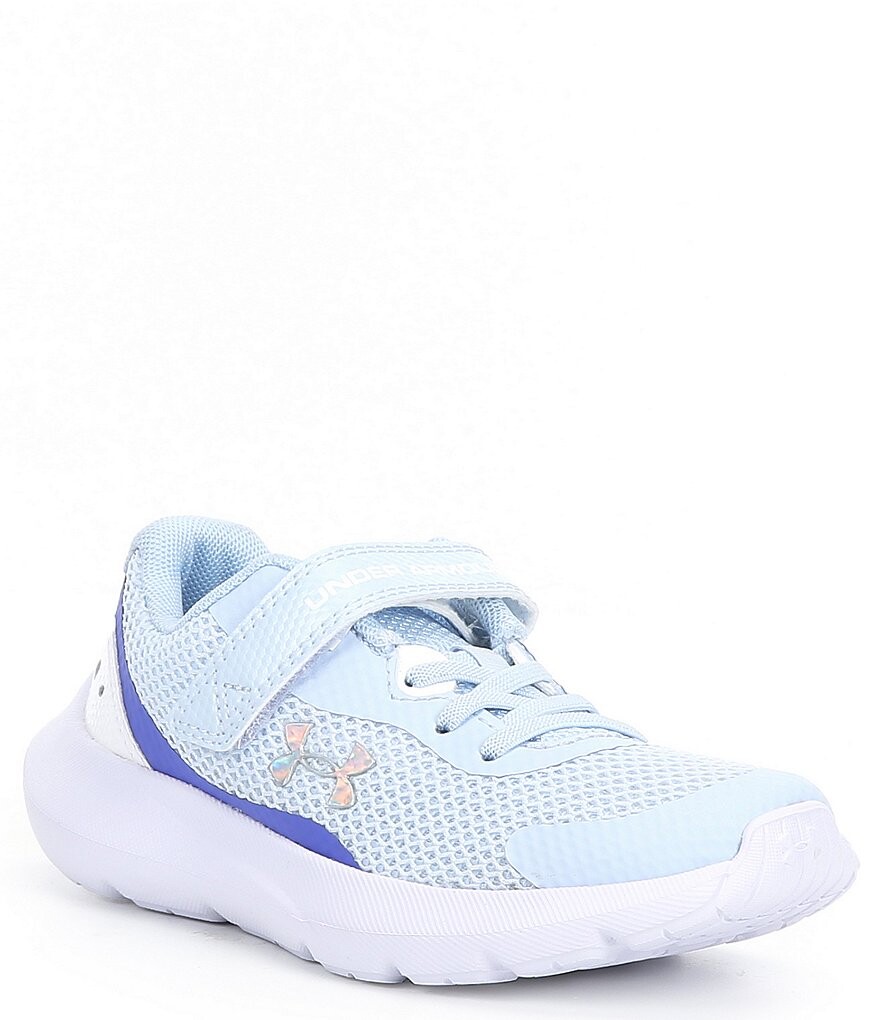 

Кроссовки Under Armour Girls' Surge 3 с альтернативной застежкой (молодежь), синий