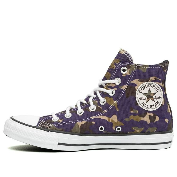 

Кеды Converse Chuck Taylor All Star Allover Camo High Top Purple, фиолетовый