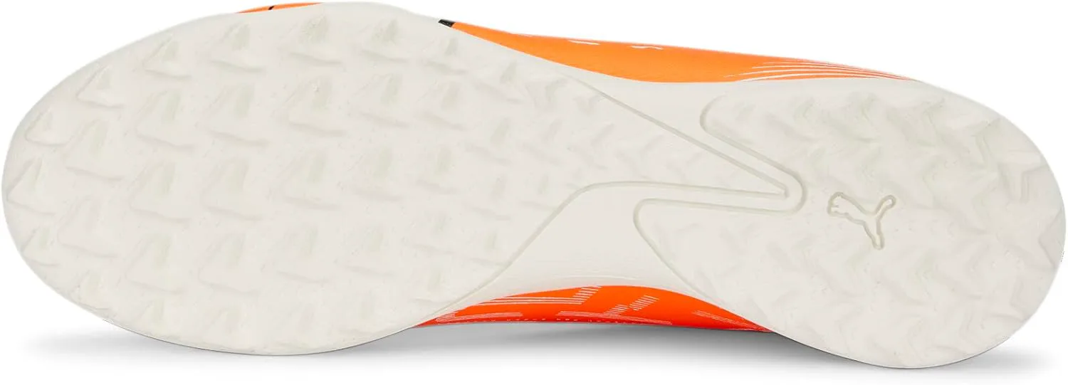 Футбольные бутсы PUMA для мужчин Ultra Play Turf на искусственное покрытие - оранжевые, оранжевый/белый/синий — фото 3