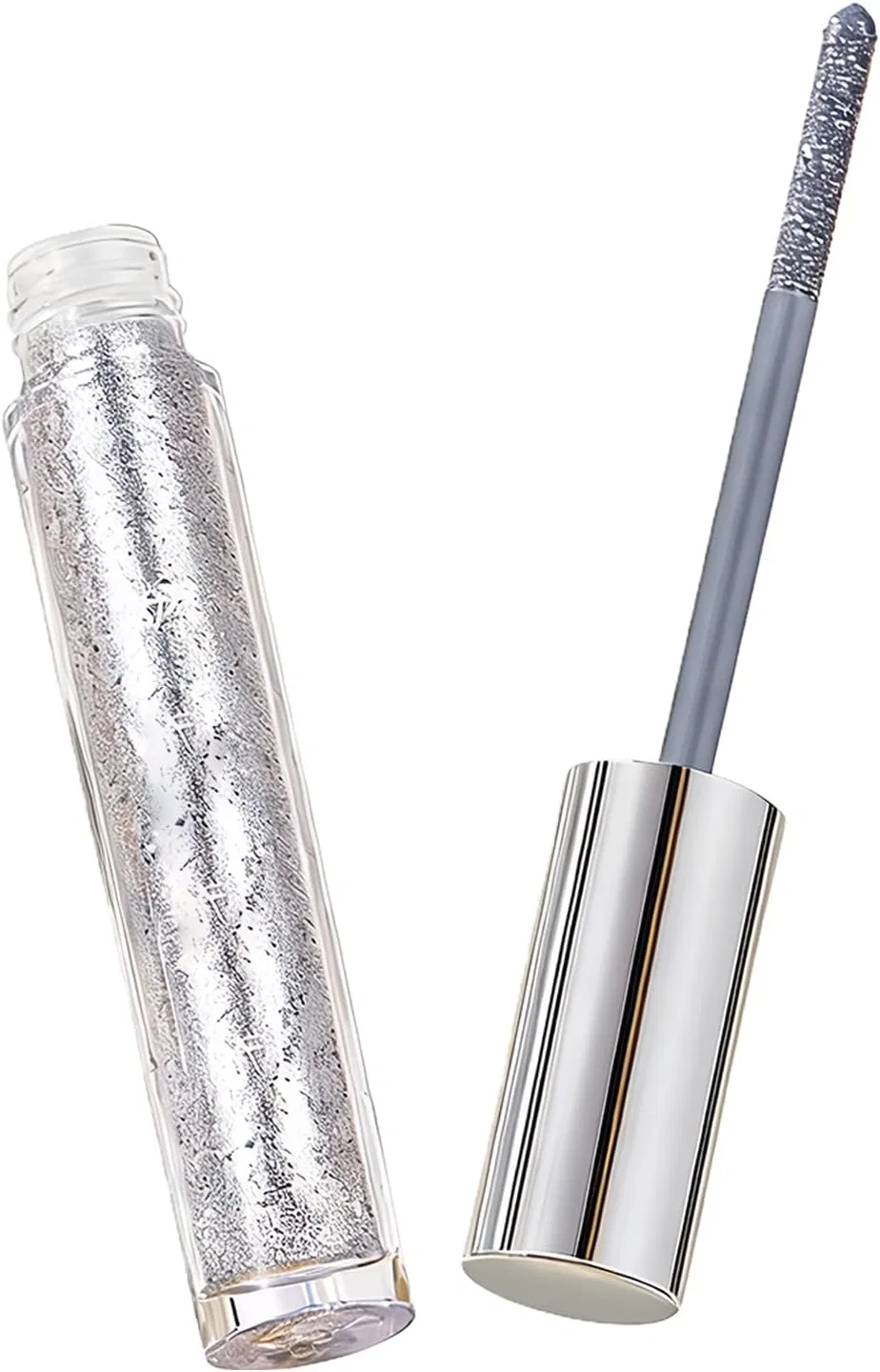 Тушь для ресниц Shiny Eye Mascara Glitter Waterproof, серебристая