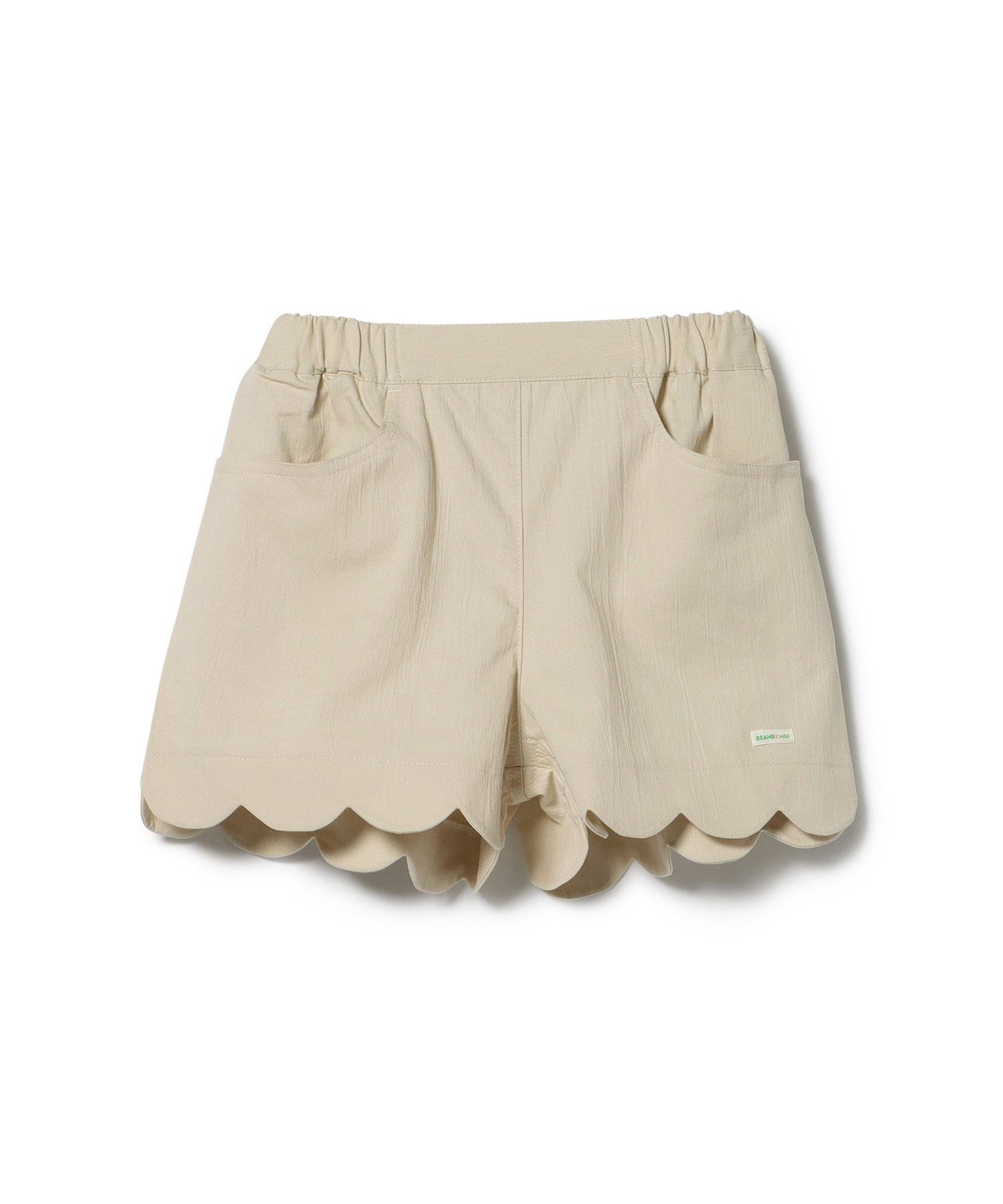 Водоотталкивающие шорты с волнистым краем (90-150 см) BEAMS mini, LIGHT BEIGE — фото 2