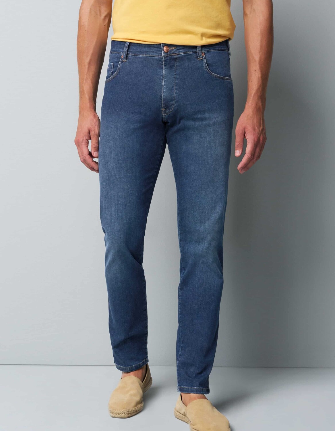 

Джинсы Meyer M5, цвет stone blue