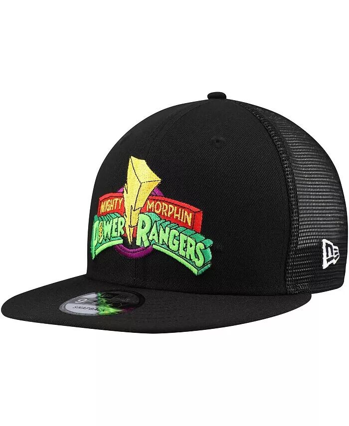 

Мужская черная кепка Power Rangers 9FIFTY Snapback Trucker Hat New Era, черный