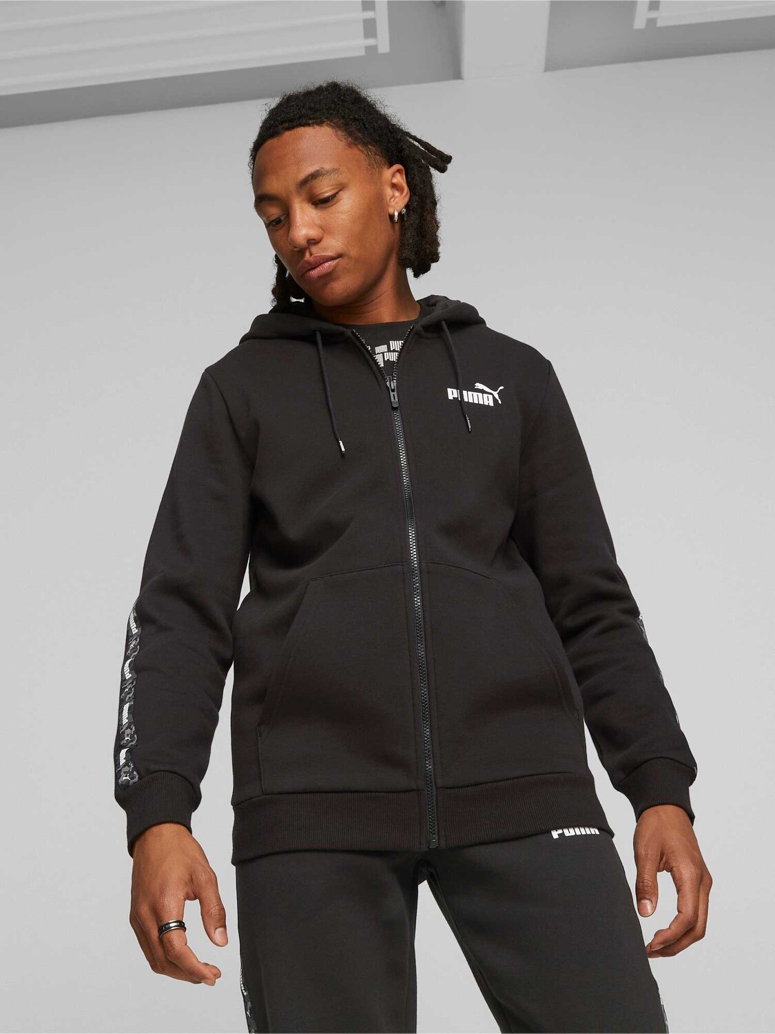 

Толстовка Puma ESS TPAE CAMO FL, черный