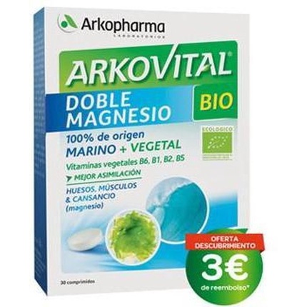 

Арковитал Двойной Магний Био 30 Таблеток Arkopharma