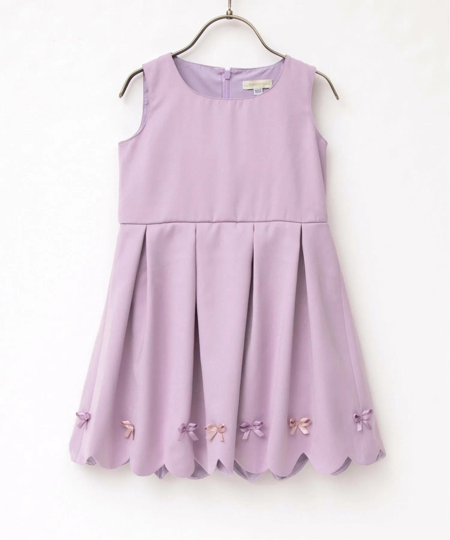 Вечернее платье с фестончатым краем Panpantutu, Silky Lavender — фото 4