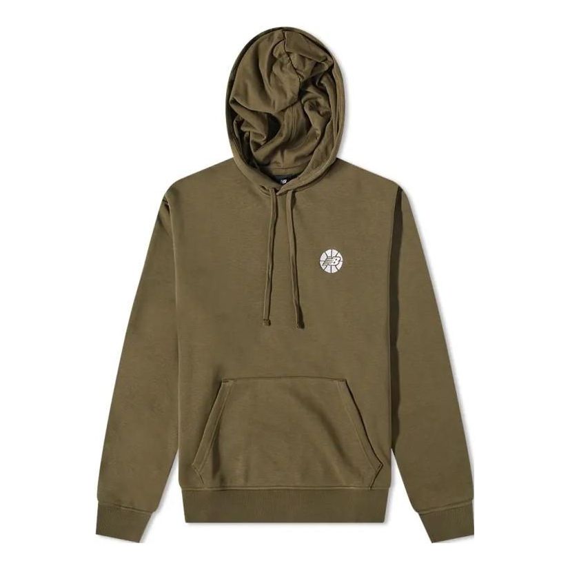 

Худи New Balance Hoops Fundamentals Hoodie 'Dark Moss', зеленый
