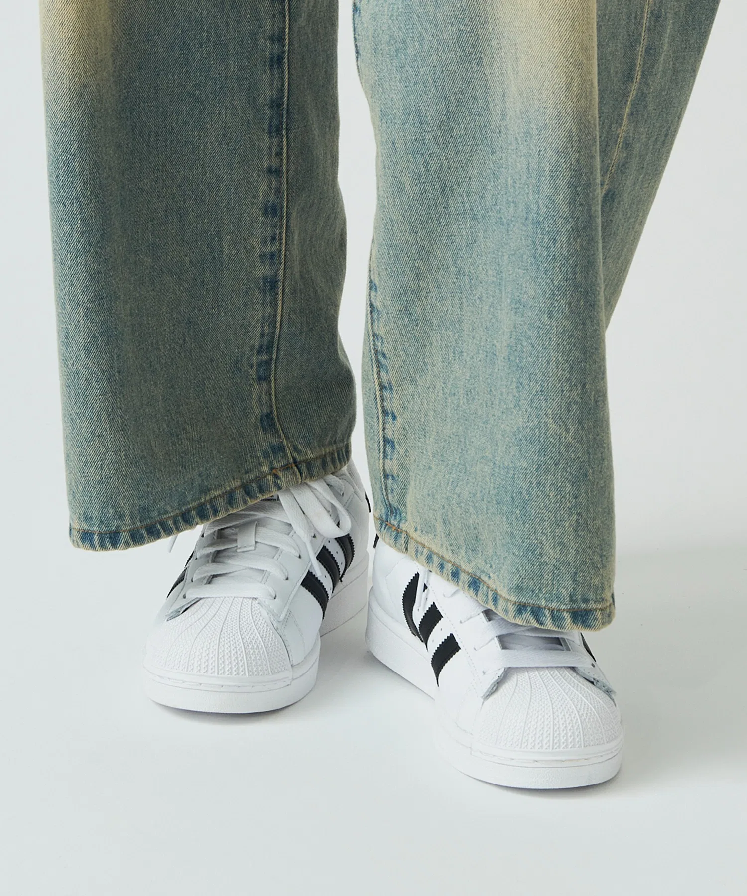 Унисекс кроссовки SUPERSTAR ll adidas белые — фото 2