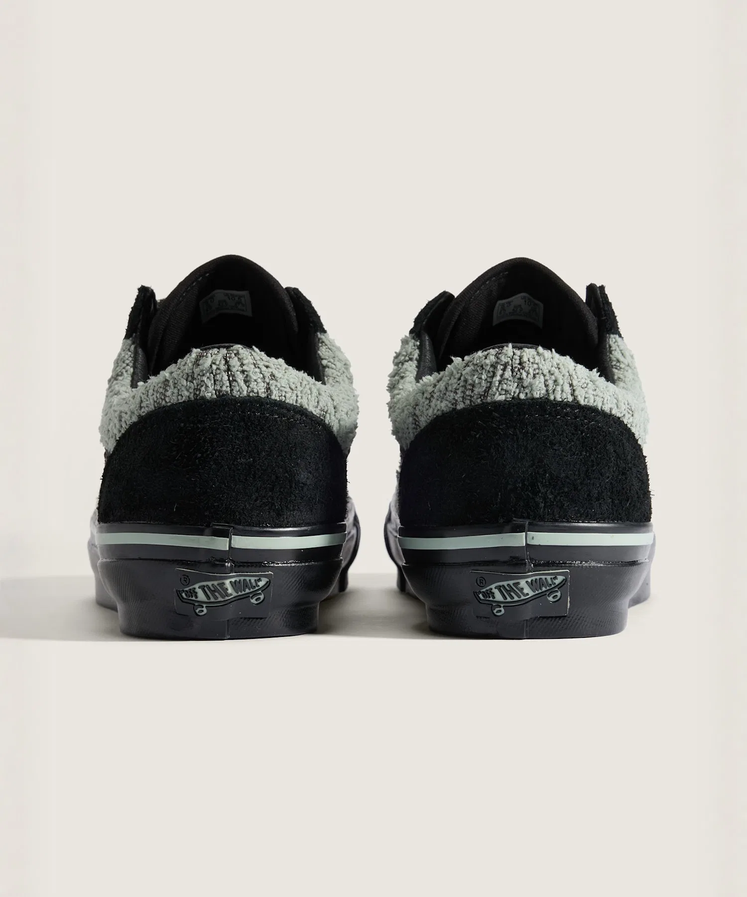 Унисекс кроссовки VANS Old Skool 36 Jacquard Knit серо-зелёные — фото 4