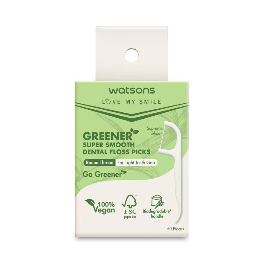 

Watsons Зубная нить Greener Super Smooth, выбор 50-х годов