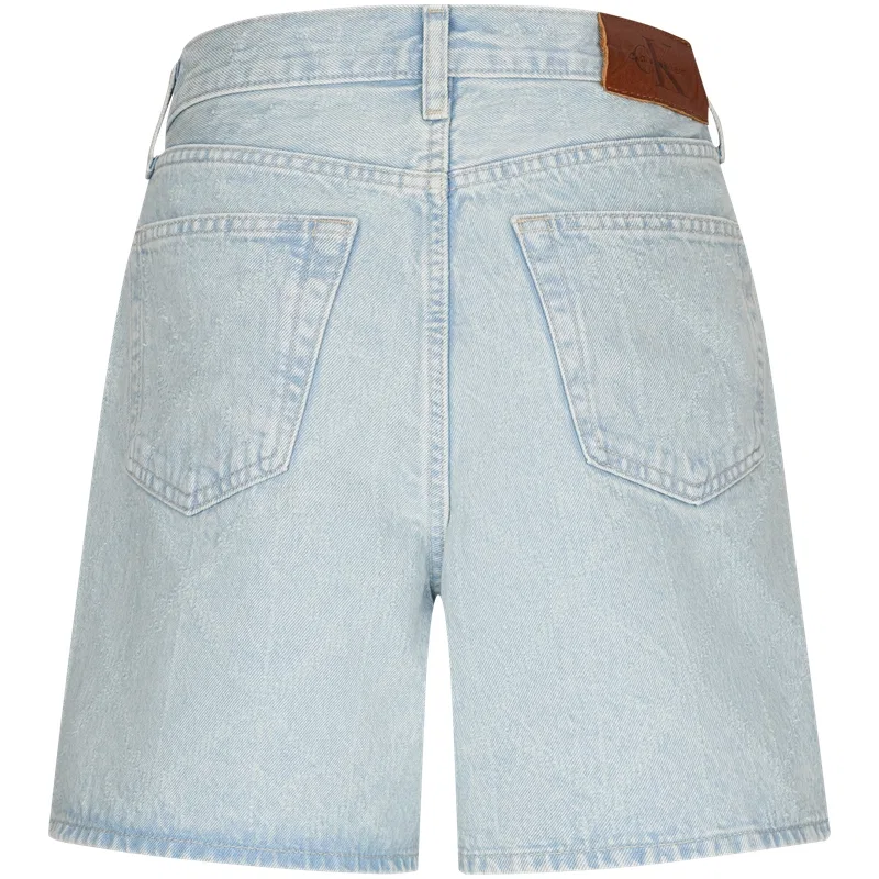 Джинсовые шорты женские Calvin Klein, 3U8-Denim Light Blue — фото 4