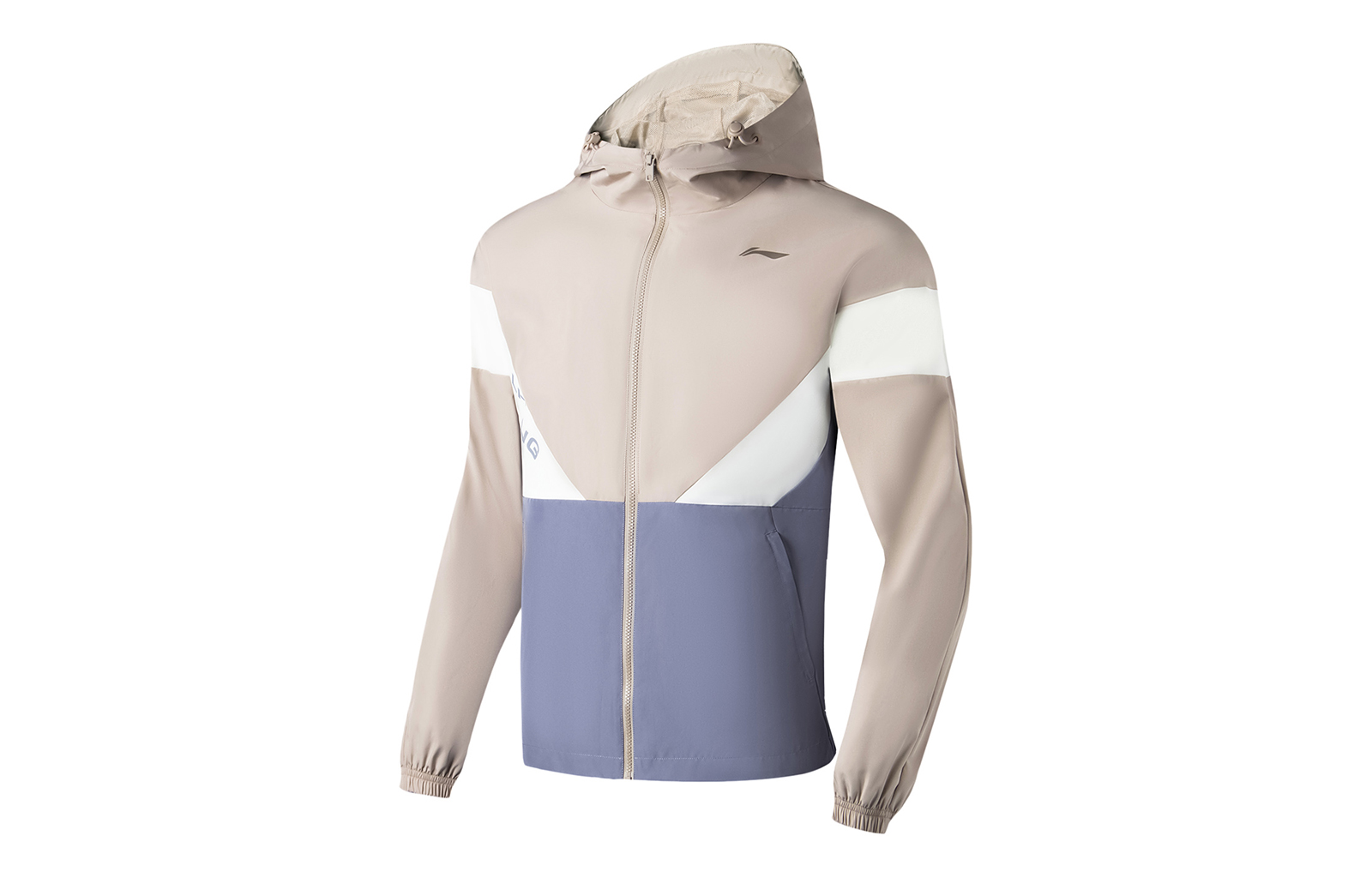 

LINING Фитнес-куртка мужская, Goat Gray Ugy Purple