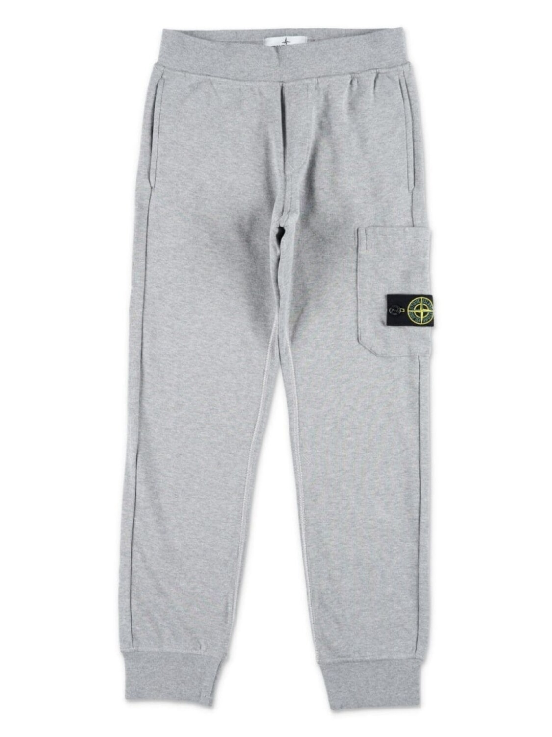 

Stone Island Junior спортивные брюки с нашивкой Compass, серый