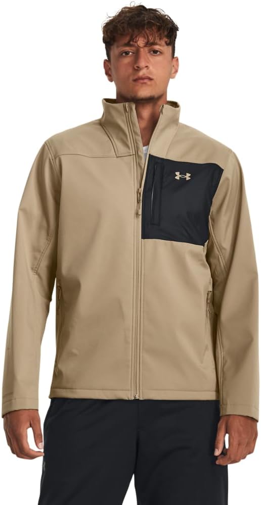 

Мужская куртка Under Armour Coldgear Infrared Shield 2.0 Soft Shell, (299) City Khaki/Black/City Khaki