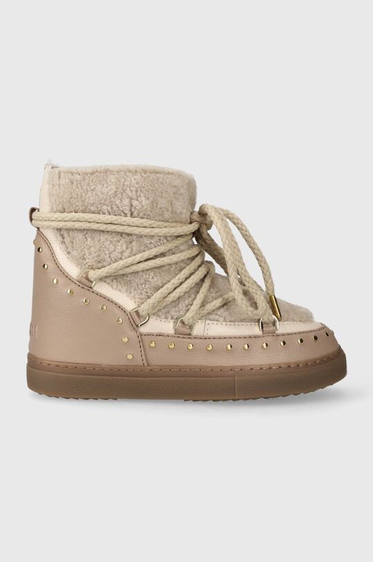 

Кожаные зимние ботинки Curly Rock Wedge Inuikii, бежевый