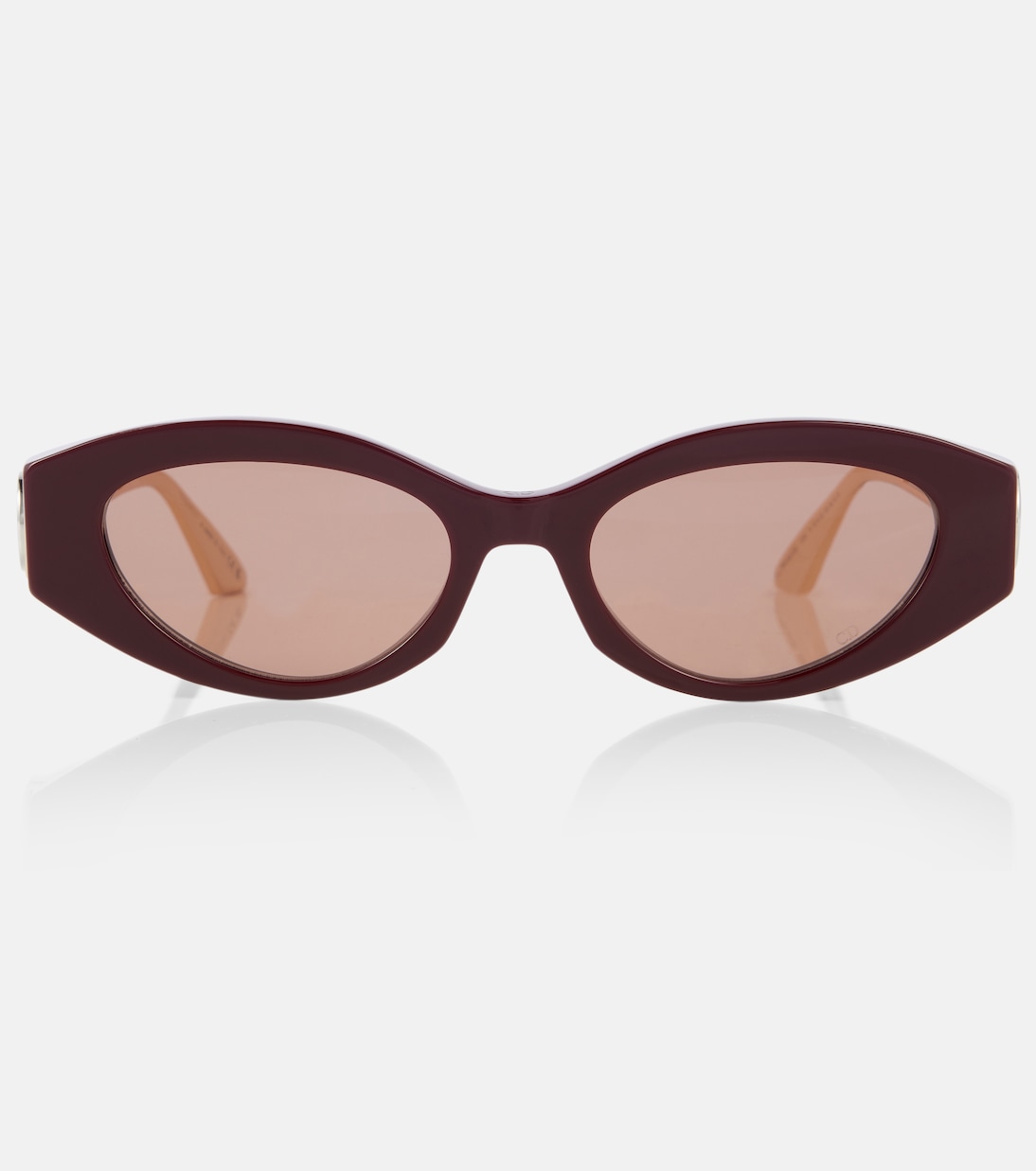 

30Montaigne B6I солнцезащитные очки «кошачий глаз» Dior Eyewear, Red/Red