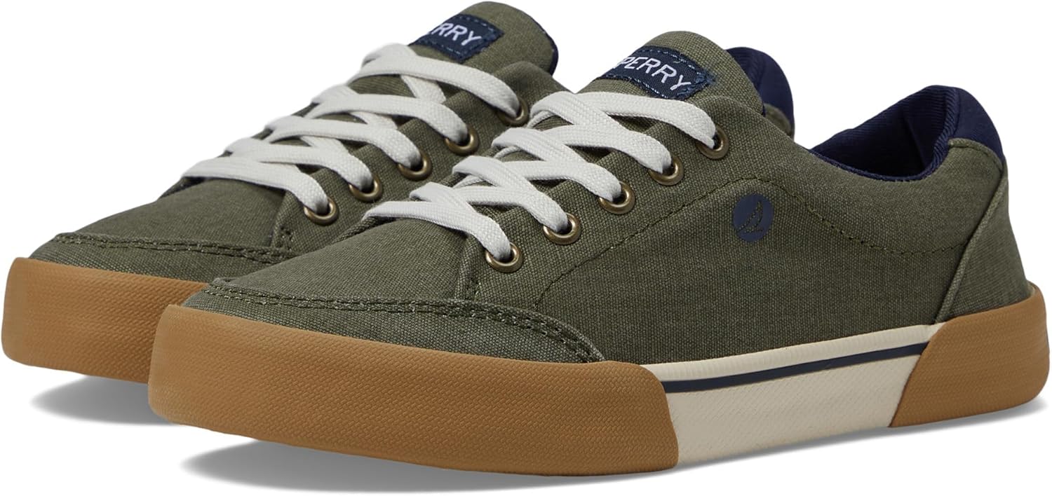 Кроссовки Sperry Unisex-Child Harbor Tide Jr, оливковый — фото 2