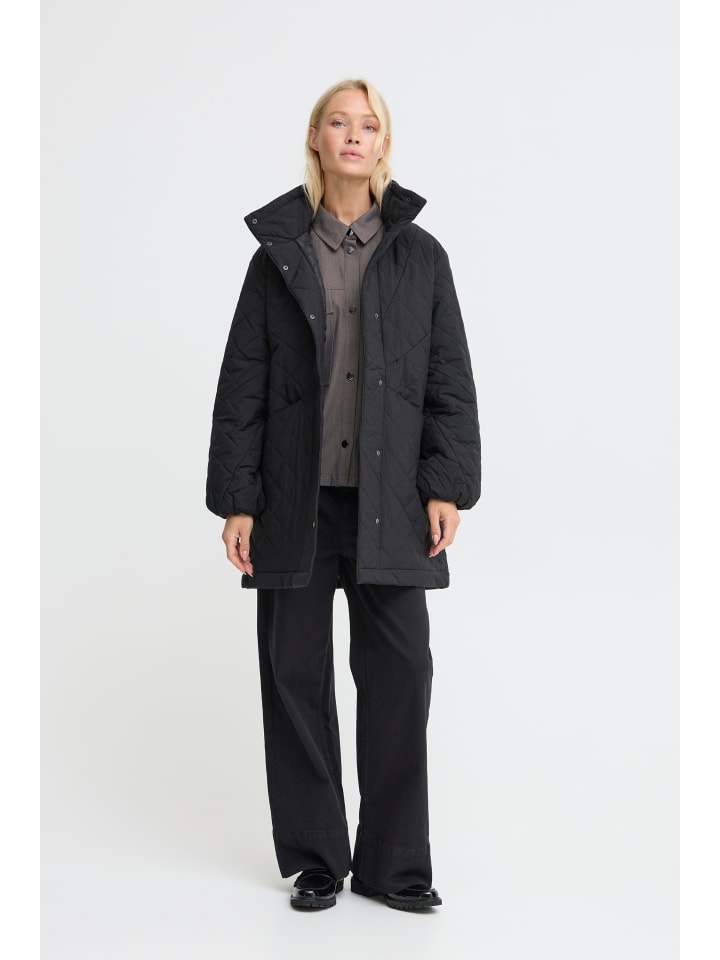 

Куртка BYBOCCI свободного кроя черного цвета b. young