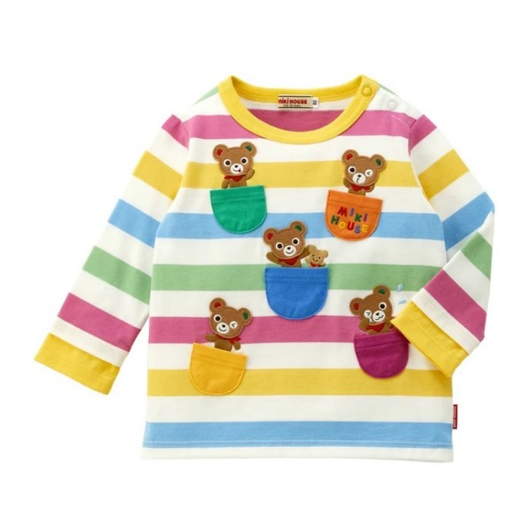 

MIKI HOUSE Футболка желтая для детей 3-7 лет