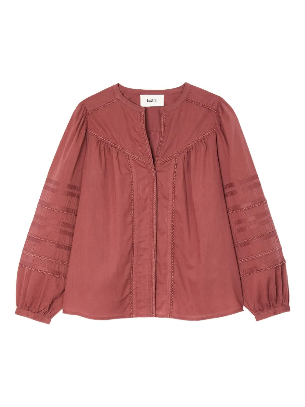 

Хлопковая блузка Ba&Sh, красный