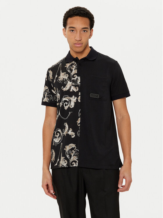 

Рубашка поло стандартный крой 78GAG625 Versace Jeans Couture, черный