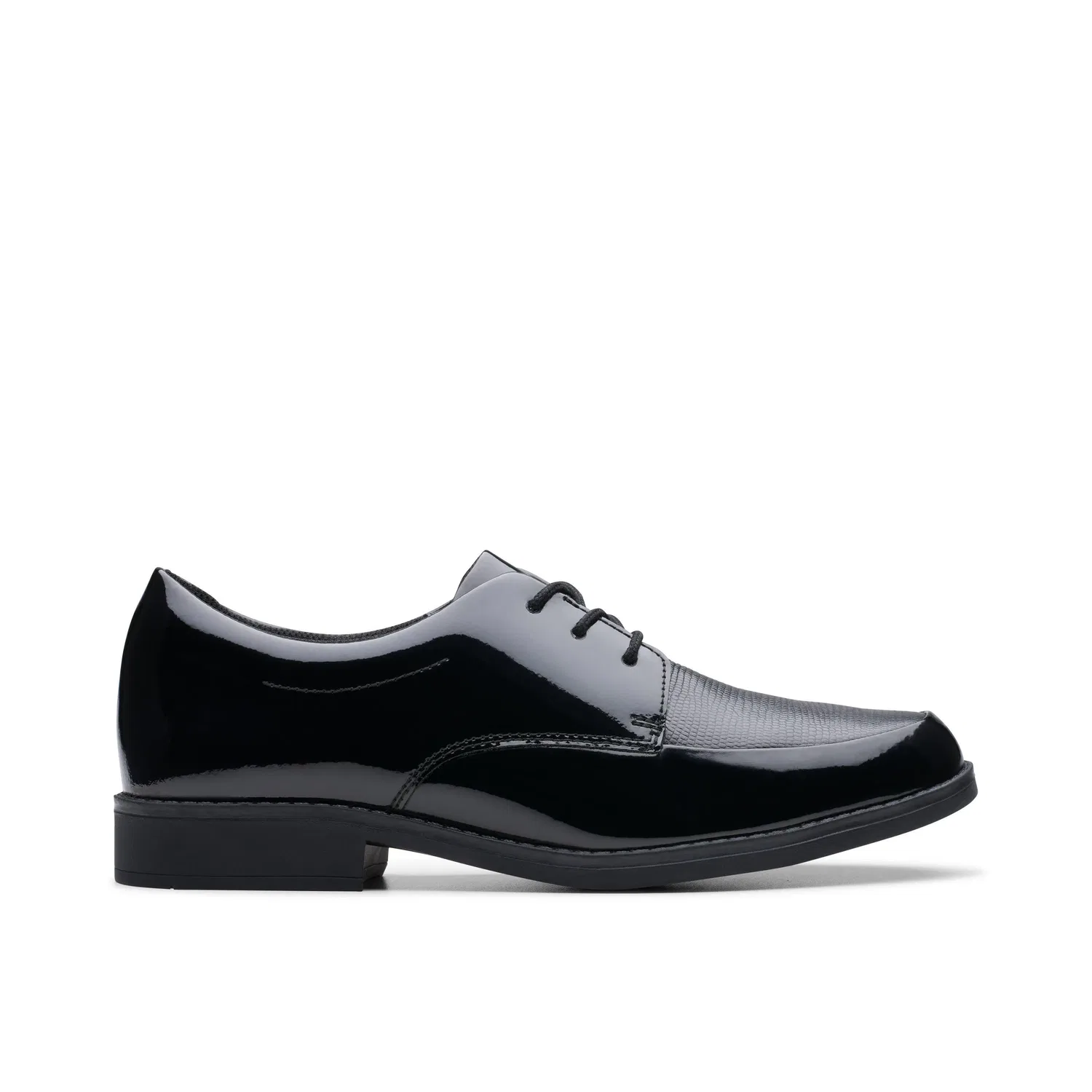 Туфли Clarks Aubrie Dress кожаные черные для девочек