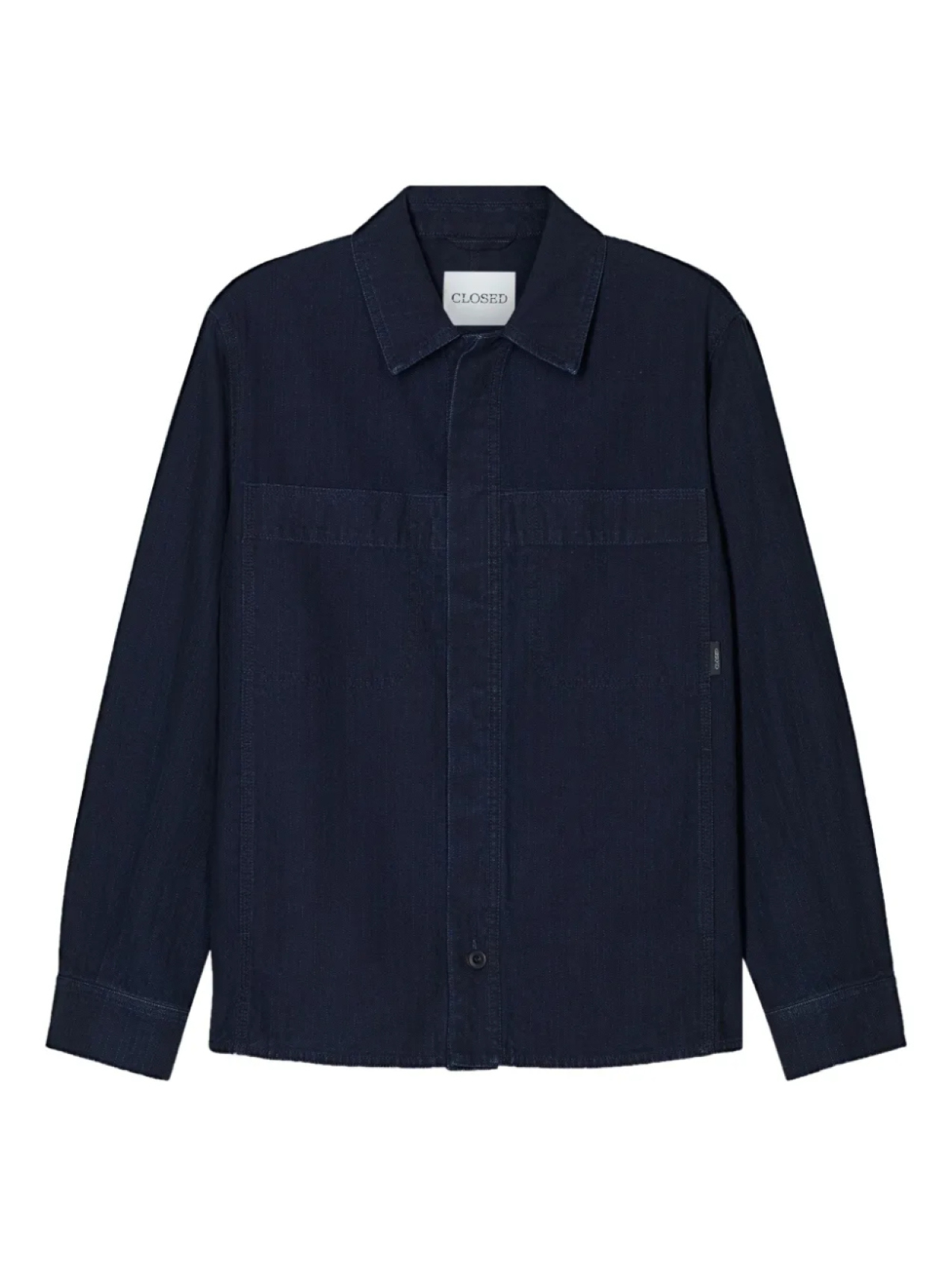 

Джинсовая рубашка с застежкой на пуговицы Closed, синий
