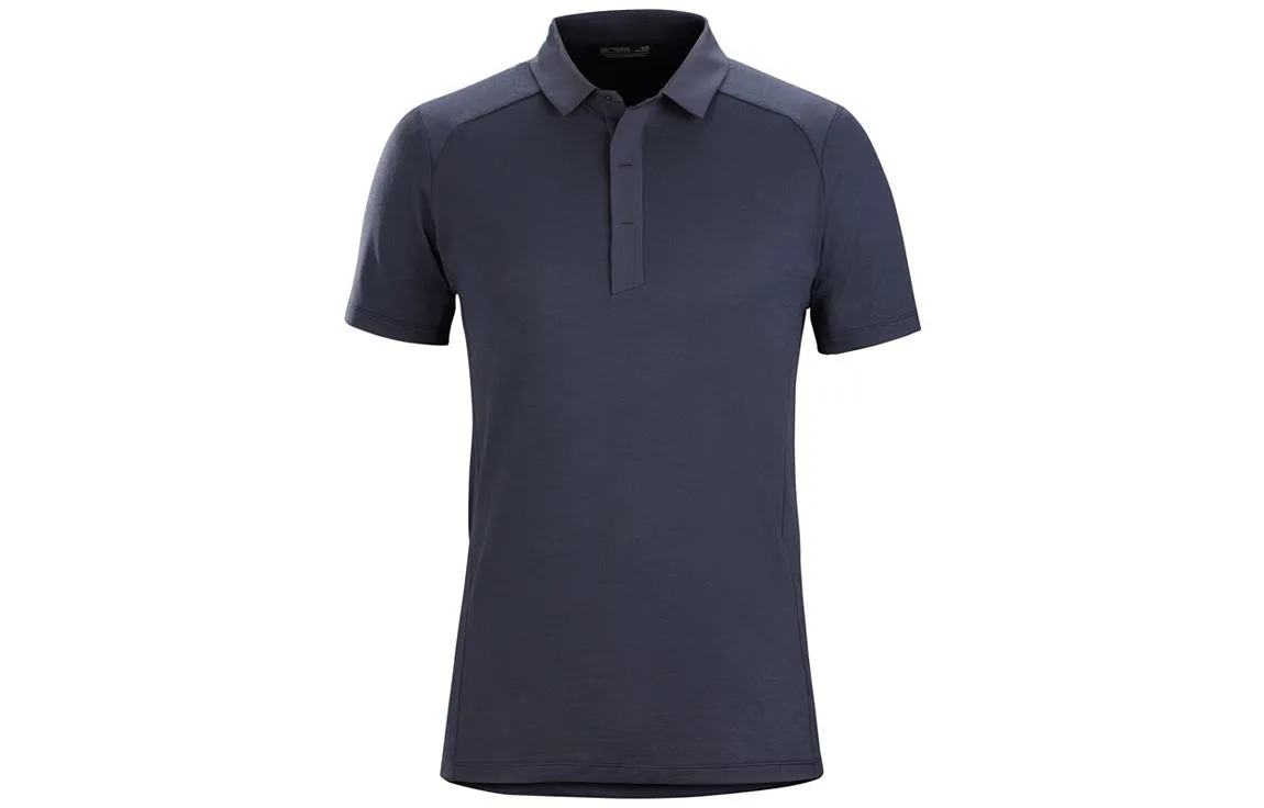 Футболка-поло ERIS SS22 мужская Arcteryx, Black Sapphire/Black Sapphire