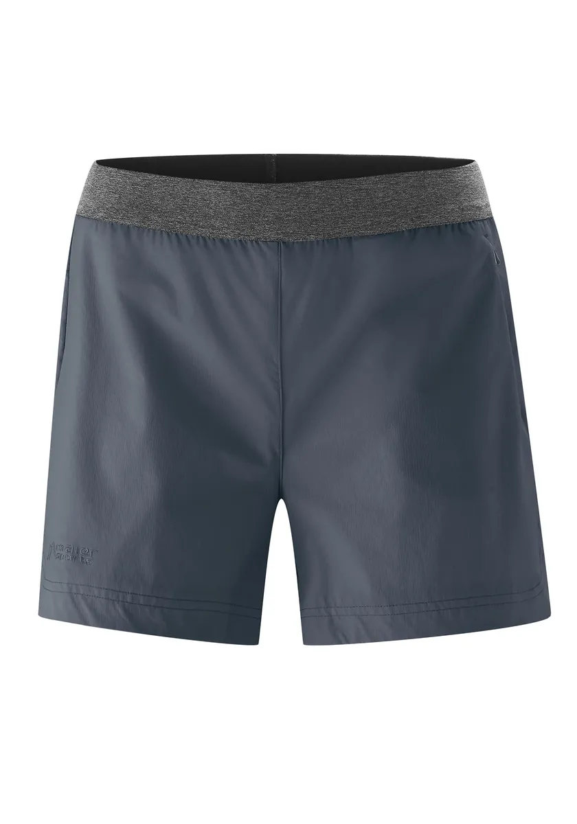 

Функциональные шорты Maier Sports "Kerid Shorts W", особенно прочные треккинговые шорты благодаря ткани рипстоп, синий