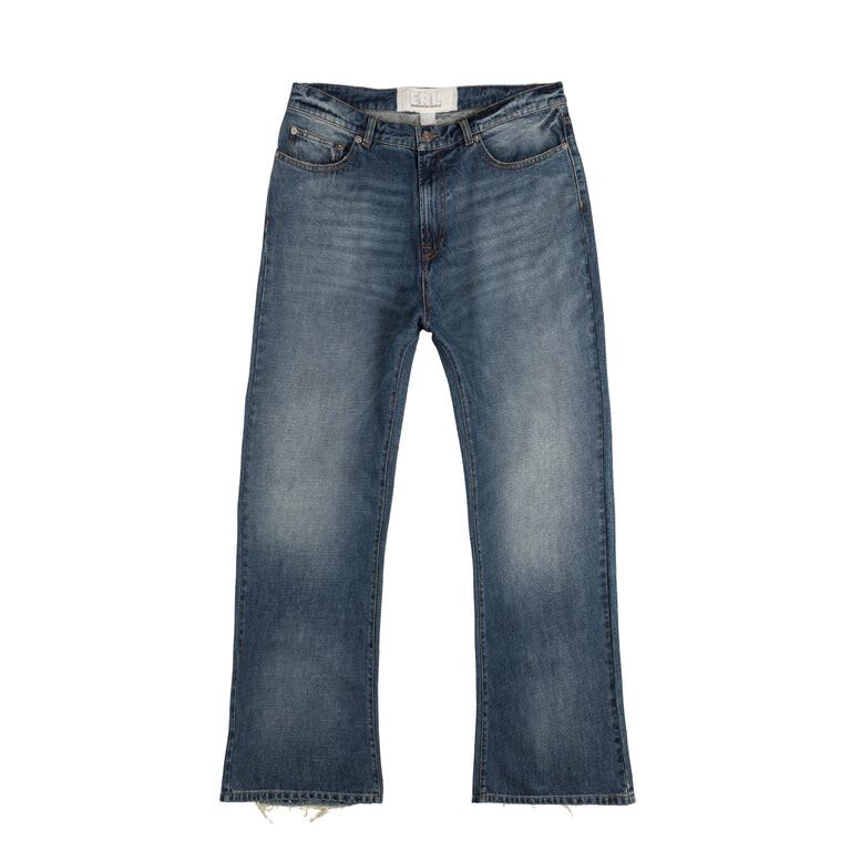 

Джинсы distressed regular fit jeans Erl, синий