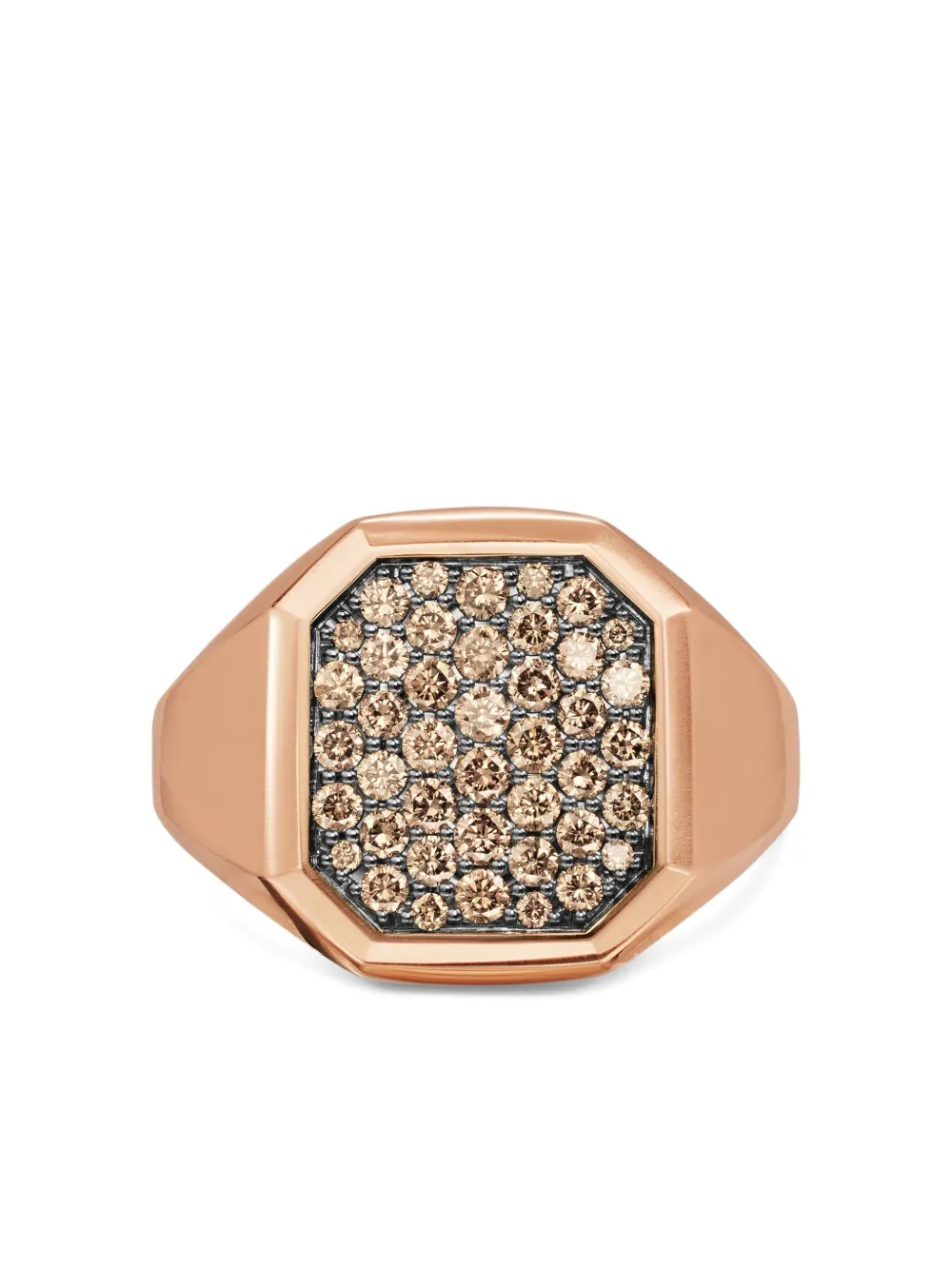 

Перстень Streamline из розового золота David Yurman, розовый