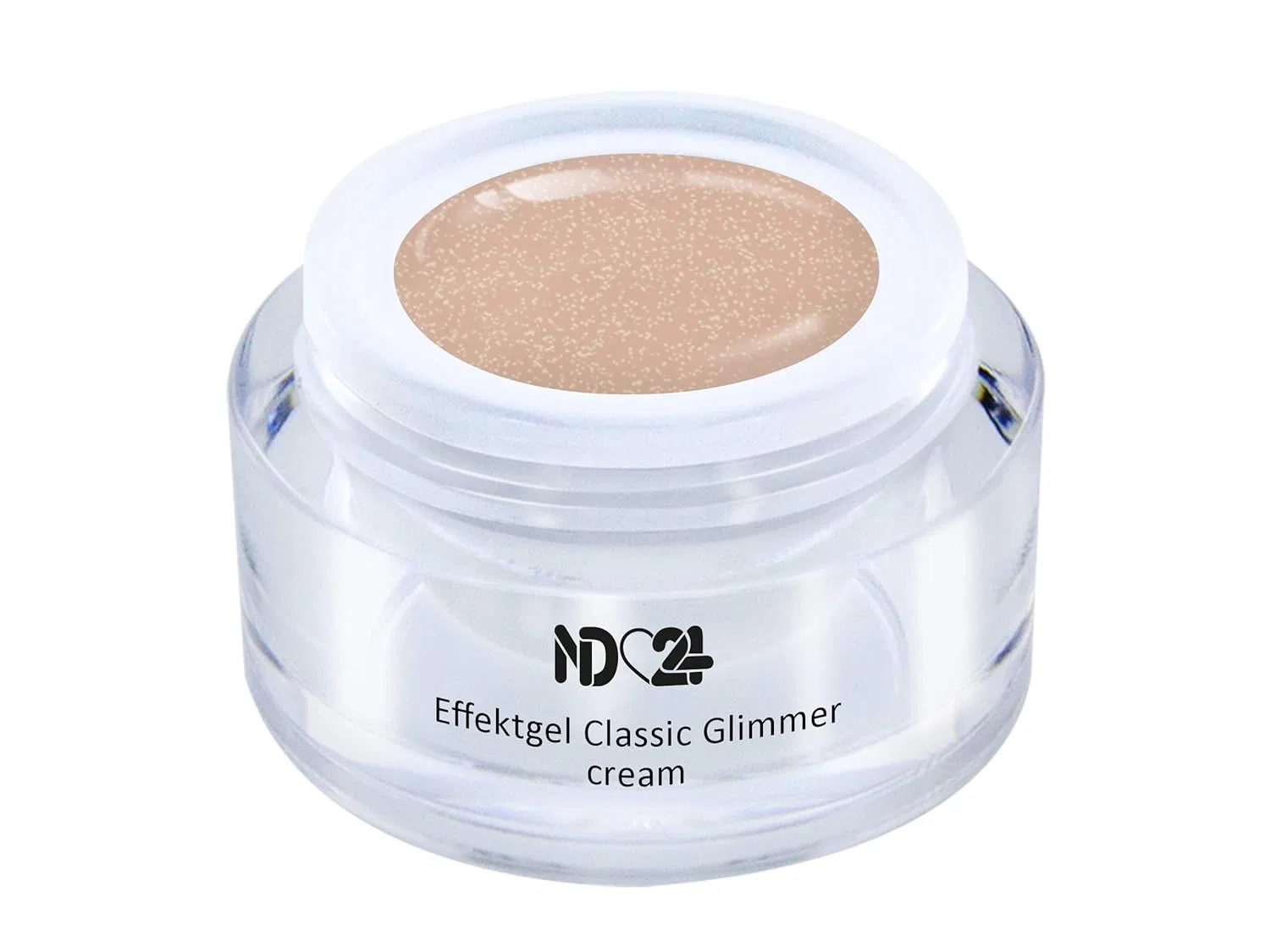 Гель-лак для ногтей «Classic Glimmer Cream» коричневый Nd24 Naildesign