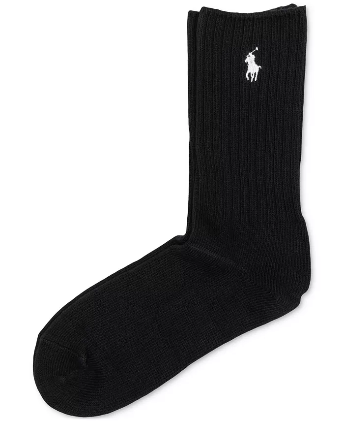 

Женские классические ребристые носки 79104 Polo Ralph Lauren, серый