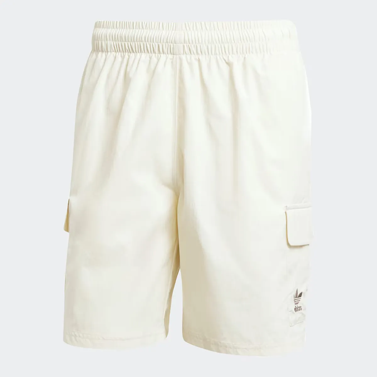 

Мужские тканые шорты-карго Adidas Trefoil Essentials, белый