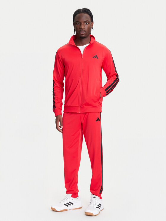

Спортивный костюм обычный крой Basic 3-Stripes JI8852 Adidas, красный