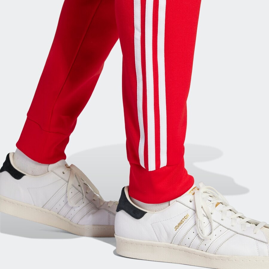 Зауженные брюки Adidas ADICOLOR CLASSICS SST, красный — фото 4