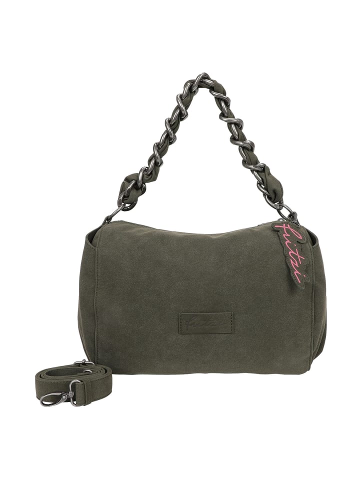 

Наплечная сумка Fritzi aus Preußen Fritzi Janni Jack Schultertasche 33 cm, оливковый