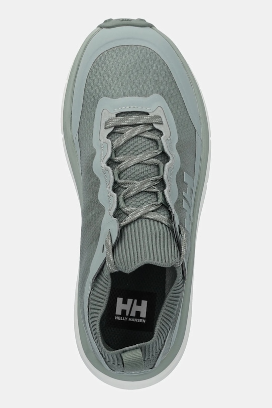 Женские кроссовки Helly Hansen Luna Ridge комбинированные на толстой подошве, зеленый — фото 4