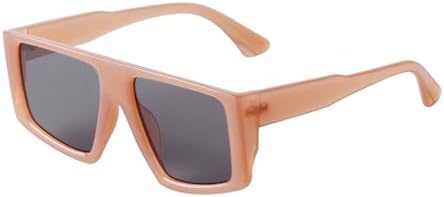 

Модные красные солнцезащитные очки с плоской верхней частью для женщин и мужчин, прозрачная зеленая оправа, солнцезащитные очки-щитки, C3, один размер MTZJH, One Color