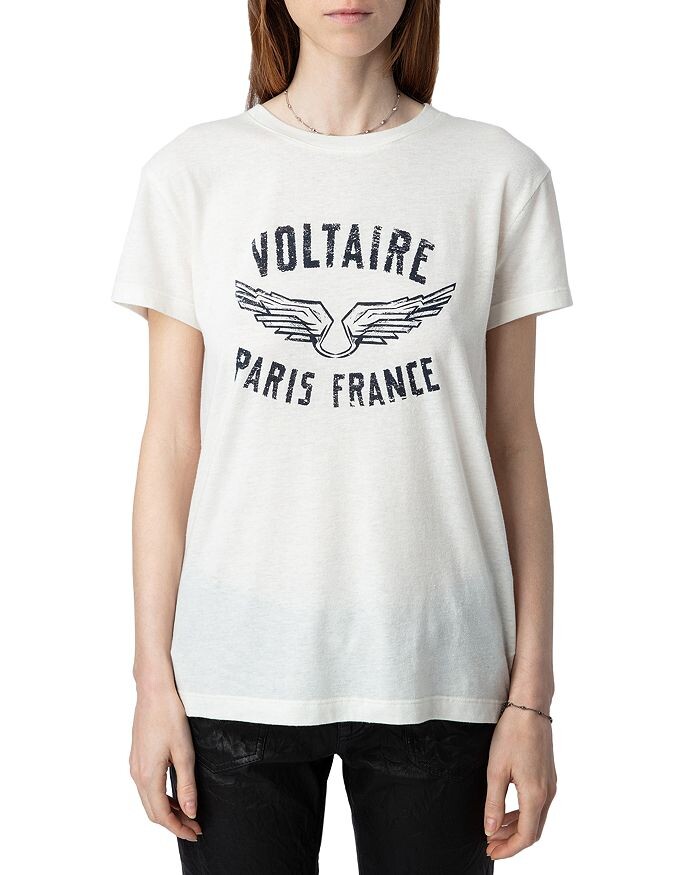 

Футболка с логотипом Zadig & Voltaire Walk Pcl, белый